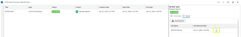 Exported PDF and STEP files ready for downstream manufacturing and review.